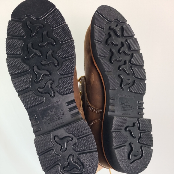 Thorogood Boots 804-3898 8" Waterproof Sz 10.5 EE Steel Toe Safety 1957 Moc Toe - Picture 8 of 8